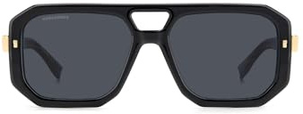 DSQUARED2 Brille D2 0105/S Größe 56-17 mm Schwarz