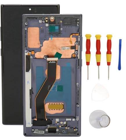 Kit de Réparation de Remplacement D'écran pour Note 10 Plus, N975, Numériseur D'écran OLED et Assemblage D'écran Tactile, Écran de Remplacement avec Cadre