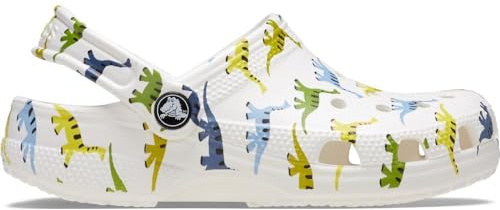Crocs Kids’ Classic Character Print Clog 34-35 EU Dinosaur