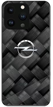 VENBER Hanyhülle, für Opel Handyhülle Kratzfeste Schutzhülle Case Cover Schutzhülle Sanfte Berührung stilvolles HD Autoemblem Erscheinungsbild,for iPhone 14 Plus