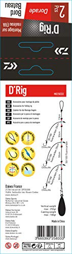 Daiwa Montage Dorade Bord/Bateau X2-160cm - D.0.50-0.30mm - H.Chinu No.4x3 - MO258333