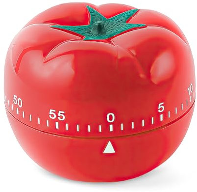 Pomodoro Timer, Küchenuhr Timer 60min, küche Timer, Pomodoro Timer analog zum Lernen/Spielen/Kochen