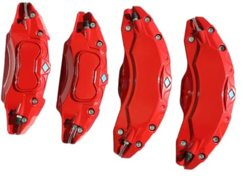 VeVaad Caliper Covers Aluminum Alloy 19 20 Inch Wheel Hub,Front Rear Brake Caliper Cover,Red, Compatible with Tesla Model Y 2021-2024,Compatible with models with 19/20 inches wheel hub size