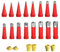 ZKGYUS Kit di Beccuccio Silicone, 22PCS Pistole di Silicone Attrezzi Per Calafataggio Ugello, Ugelli in Gomma Rivestimento di Ugelli per Calafataggio in Acciaio Inossidabile per Lavabo da Cucina