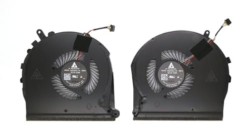 VENTILATEURS CPU & GPU COMPATIBLE POUR PC PORTABLE HP GAMING PAVILION 17-CD / 17-CD0010TX / 17-CD0022TX / 17-CD0026 - L56873-001
