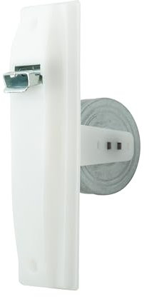 IdeaGenesis - Recogedor persiana para Empotrar o Encastrado en persianas enrollables interior | Enrollador persiana para embutir en obra | Sistema Universal Resistente (Blanco, Grande)
