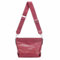 Damen Tasche Shopper Hobo Bags Crossbody Schultertasche Umhängetasche Handtasche Gürteltasche Crossover Kunst Leder RotV1