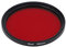 QANYEGN Kameraobjektivfilter mit Gewinde, vollroter optischer Glas-Rotfilter, Foto-Rotfilter für Kamera-Camcorder-Objektive (52mm)