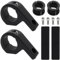 GYSRXS 2 Set Light Bar Mounts 25-35CM Universal Bull Bar Light Brackets Led Light Bar Clamp for Motorcycle Car Off-Road Vehicle Truck Driving Lights(Black)