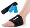 Tuli's Bandage thérapeutique pour les pieds, double soulagement du chaud/froid pour fasciite plantaire et douleurs aux pieds, taille unique