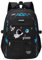 Naapesi Wasserdicht Astronauten Schulranzen, Astronaut Weltraum Rucksack, Schulrucksack, Kinderrucksack, Grundschultasche, Große Kapazität Rucksack Schule für Jungen Mädchen (Schwarz)