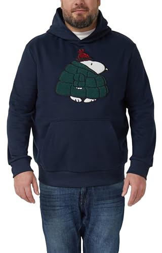 s.Oliver Herren Kapuzen-Sweatshirt mit Peanuts®-Artwork Sweatshirt mit Kapuze und Snoopy®-Artwork