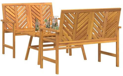vidaXL 3-Piece Garden Lounge Set Solid Wood Acacia