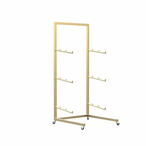 Generisch Multifunktionales, freistehendes Sportgeräteregal – Platzsparender Organizer für Skateboards, Snowboards, Skier, Scooter und Testboards – Präsentationsständer für das Heim-Fitnessstudio