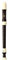 YAMAHA YRS-313III - Flauta dulce soprano en Do, Marrón (Simulated Ebony)