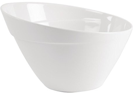 APS 84041 Schale BALANCE, Ø 21 cm, Höhe 13 cm, 1,5 Liter, Melamin, mit Antirutsch-Füßchen, weiß