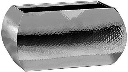 Fink Jardin Übertopf,Edelstahl 17,5x30,5cm,H.16cm
