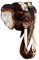 Wogeka Schöne 30 cm Elefant Holz Afrika Handarbeit Schnitzerei Dekoration Wand Maske 48.30