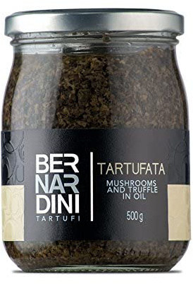 Salsa tartufata al tartufo estivo (Tuber aestivum Vitt.) e funghi 500gr - Bernardini Tartufi
