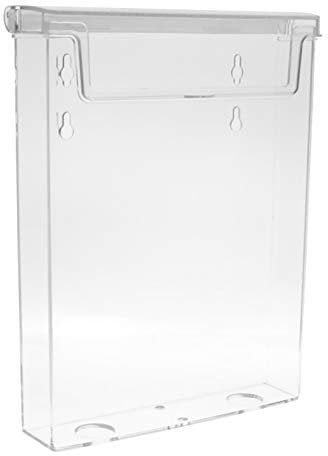 2 Stück taymar DIN A5 Prospekthalter, Prospektbox mit Deckel, Wetterfest (auch für den Außenbereich geeignet)