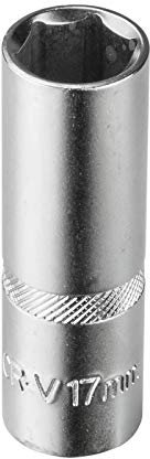 Stecknuss Steckschlüssel Nüsse Sechskant 17 mm 6 Kant 1/2 lang CR-V