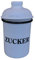 Vintage Home VH05524 Sucrier en émail avec couvercle Hauteur 13,5 cm