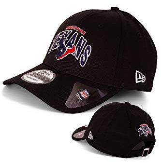 New Era Caps - Baseball Cap Kappe Muetze - Limiterte Designs - MLB NBA NFL - Yankees Lakers Bulls Raiders Chiefs Dodgers Seahawks Sox 49ers (Houston Texans Black)