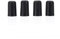 Stachelgummi Cello, Violoncello Endpin Protector, 4 Stück Cello Rubber Endpin Tip Protector, Schwarze Rutschfeste Double Bass Endpin Gummispitze für Professionelle Geiger Oder Geigenliebhaber