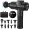 TAKRINK Massagepistole Massage Gun mit 30 Speed und 10 Massageköpfen Kabellose Massagepistole 2800mAh Percussion-Massagegerät mit LCD-Touchscreen Elektrische Handmassagegeräte für Nacken Schulter