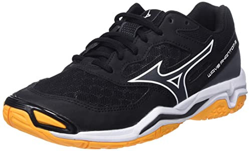 Mizuno Herren Wave Phantom 3 Sneaker, Schwarz Weiß Zinnia, 43 EU