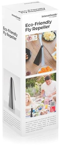 InnovaGoods® Ökologische Fliegenabwehr, vertreibt Fliegen auf natürliche und chemikalienfreie Weise. Mit einem umweltfreundlichen Fliegenabwehr-Design, ideal für Zuhause und Garten.