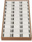 Futchoy Uhrenbox aus Echtholz für 30 Uhren mit Glasfenster und Uhrenkissen Uhrenaufbewahrungsbox mit Uhrenschachtel Uhrenschatulle 53,5x29x4,5cm