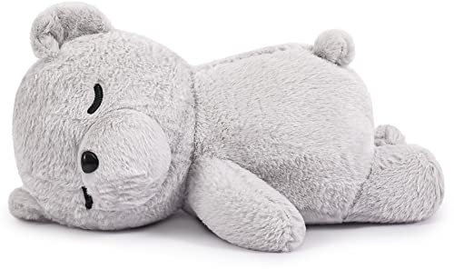 Yeqivo Koala Plüschpuppe Kuscheltier Plüschtier Schlafbär Schlafender Koalabär Teddybär (50CM,Grau)