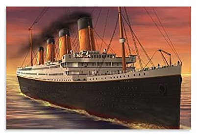 HAUHAU Titanic Art Poster (11) Home Decor Poster Wandkunst Hängende Bild Druck Dekorative Malerei Poster 40 x 60 cm