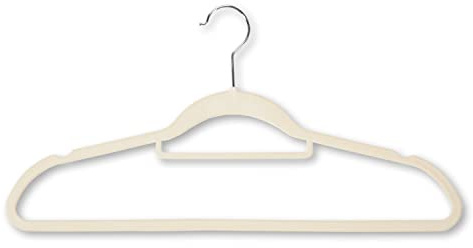 Kesper | Kleiderbügel 6er Pack, Material: Kunststoff (ABS), Maße: 45,5 cm breit, Farbe: Beige | 16643