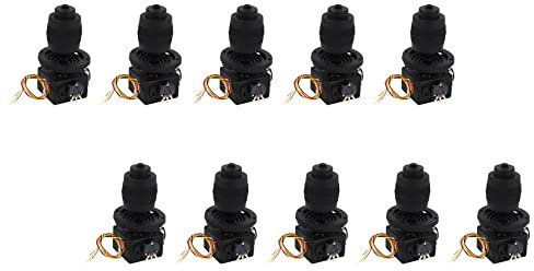 liovitor 10X Elektronische 4-Achsen Joystick Potentiometer Taste für -D400B - 10K 4D Controller mit Draht für Industrie
