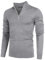 Aotoyou Pull à col roulé pour Homme Pulls Chaud Hiver Manches Longues Pull en Maille Uni Chandails Casual Slim Fit Gris S