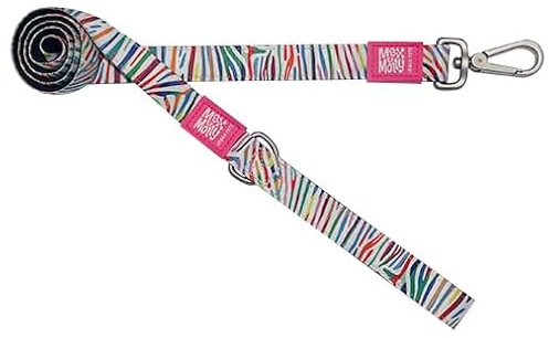 Max & Molly Stilvolle Komfort-gepolsterte Hundeleine, doppelt genähtes weiches Neopren, sichere gebürstete Metallbeschläge, oberer D-Ring für Zubehör, einfacher Karabinerhaken und maschinenwaschbar,