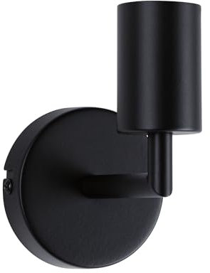 Paulmann 71139 Wandleuchte Ravi IP44 E27 max. 60W Schwarz matt Wandlampe ohne Leuchtmittel