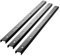 SOTECH Gratleisten 3 Stück U-Form Stahl schwarz 80 x 4 x 2 cm für Tischplatten/inkl. Befestigungsschrauben und Einschraubmuffen Verstärkungsprofil, Querstrebe, U-Profil, Aussteifungsprofil