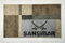 Sansibar Badteppich Cliff, Hoch-Flor 20 mm Sylt, Badematte, schnell trocknend, strapazierfähig, fußbodenheizungsgeeignet, Polyacryl, rutschhemmend beschichtet (Taupe, 70x120 cm)