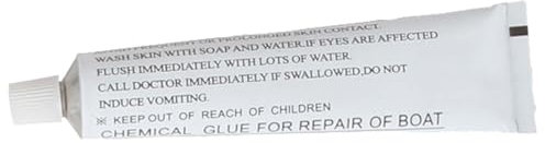 Generisch 4 STK Flüssiges PVC Reparaturset Für Schlauchboote Flickzeug Pool Spa Kleber Flicken Luftmatratzen Wasserbett Luftbett Airtrack Wathose Reparaturkleber