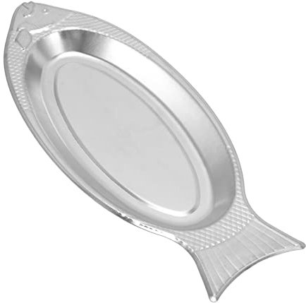 Platos para Servir, Bandeja de Metal para Servir Aperitivos, Bandeja para Servir en Forma de Plato para Servir de Acero Inoxidable, Bandeja de Almacenamiento para Aperitivos