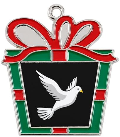 Cartoon Taube Weihnachtsschmuck Christbaumschmuck Weihnachten Dekoanhänger Trapez