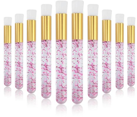 22 Stück Wimpernshampoo Pinsel Mitesser Entfernung Bürste Wimpernverlängerung Reinigungsbürste Nasenporen Tiefenreinigung Bürste Abziehen Wimpern Pinsel für die Gesichtsreinigung Kosmetik-Werkzeug