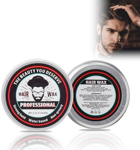 75G cire pour homme, coiffure, cheveux imperméables, coiffage longue durée, tridimensionnel non gras, type parfum rétro, laque cassée finition cheveux