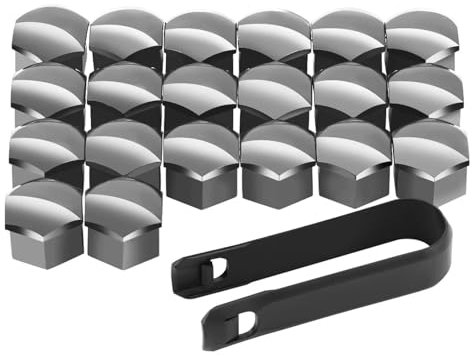 WXJWJYBZ 17 mm Auto-Radkappe, Radmuttern- und Bolzenabdeckungen, Auto-Reifenkappe, universell, für Renault Megane 3, für Hyundai ix35
