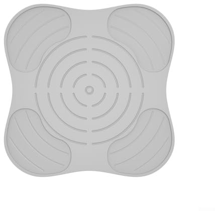 Tappetino termico in silicone antiscivolo per friggitrici ad aria, protegge i tuoi piani di lavoro con stile (grigio)