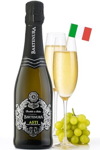 Bartenura Asti Sweet Sparkling Wine – Italian Sparkling White Wine, 750ml Bottle – Refreshing & Fruity Dessert Wine – Product of Italy – Ideal for Celebrations, Pairings & Gifting