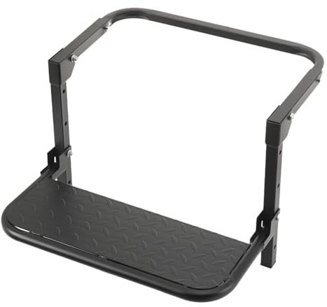 SUDEG Marchepied de Pneu, Réglable marchepied Universel pour Camionnette, SUV et Camping-Car de 270-380mm Pneu, Marchepied Pliable Robuste Détaillé avec Plate-Forme antidérapante